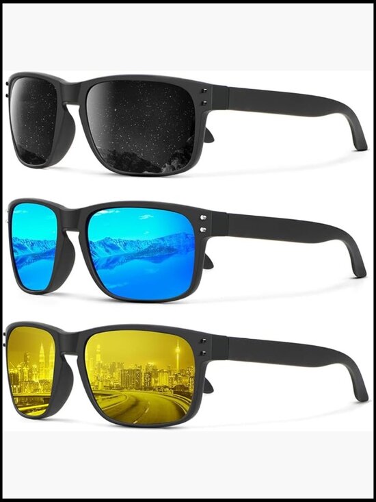 Polarized Sunglasses Vintage Style UV Protection for Fishing Running Driving main image 6